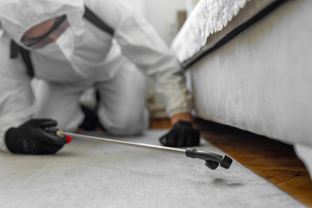 Professional Mosquito Control technician working in Sharpsville, PA